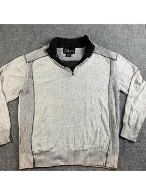 The Slope mens 1/4 zip pullover  3 XL  Textured Collar